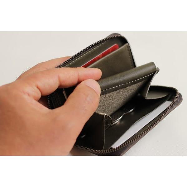 エムピウ　ゾンゾ　コニャック　三つ折り財布 m+/エムピウ zonzo(ゾンゾ) - katakana - カタカナ（日本の