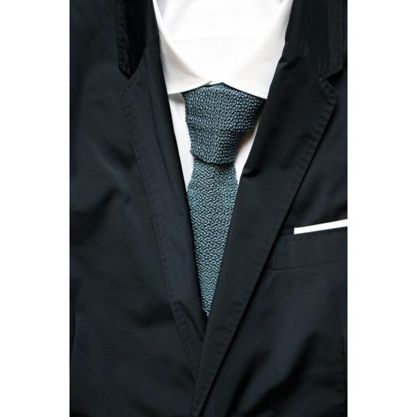 正規取扱店Drake's シルクニットタイSKY (ドレイクスネクタイ