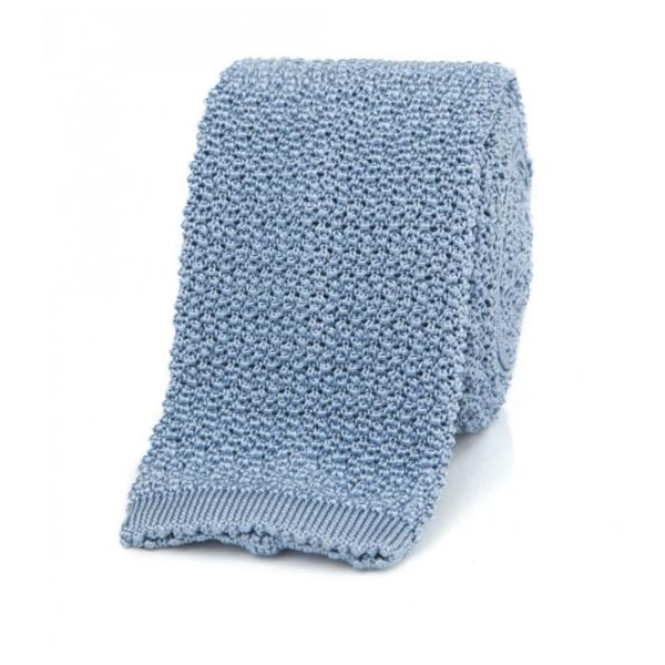 正規取扱店 Drake's シルクニットタイ SKY (ドレイクス ネクタイ