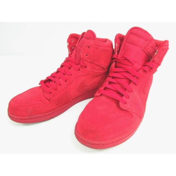 Nike air jordan 1 retro high hot sale red suede