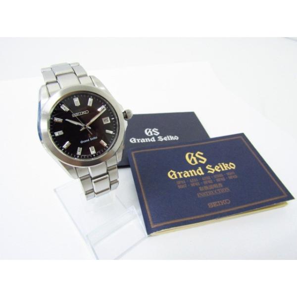 Grand Seiko グランドセイコー SBGF021 8J56-8020 クォーツ腕時計 メンズ 純正ブレス ブラック/黒文字盤 /【Buyee】