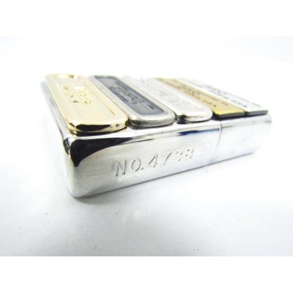 ZIPPO ライター》ZIPPO ジッポー BOTTOM STAMPS ゴールド 限定