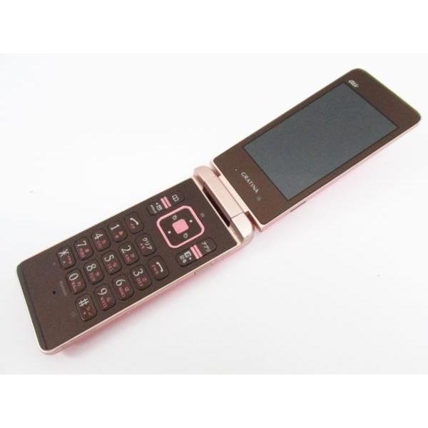 au GRATINA KYY06SPA PINK/ピンクガラケー箱付き【中古】 /【Buyee