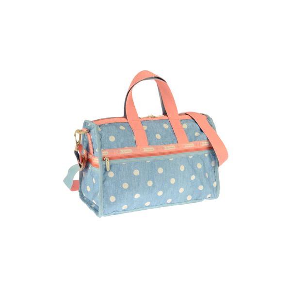 新品/未使用 LeSportsac ドット柄 ボストンバッグ ポーチ付き レスポートサックLeSportsac 7184 D388 水玉模様ドット柄ポーチ