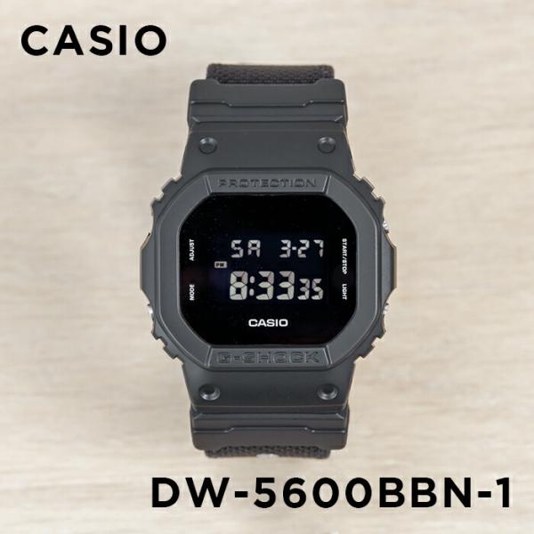 10年保証CASIO G-SHOCK カシオGショックDW-5600BBN-1 腕時計時計