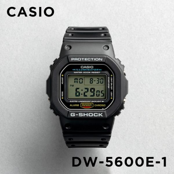 10年保証CASIO G-SHOCK カシオGショックDW-5600E-1 腕時計時計ブランド