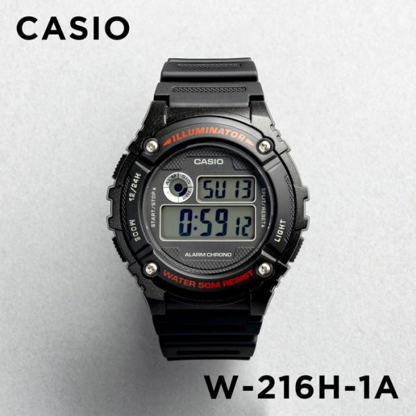 10年保証 日本未発売 CASIO STANDARD カシオ スタンダード W-216H-1A