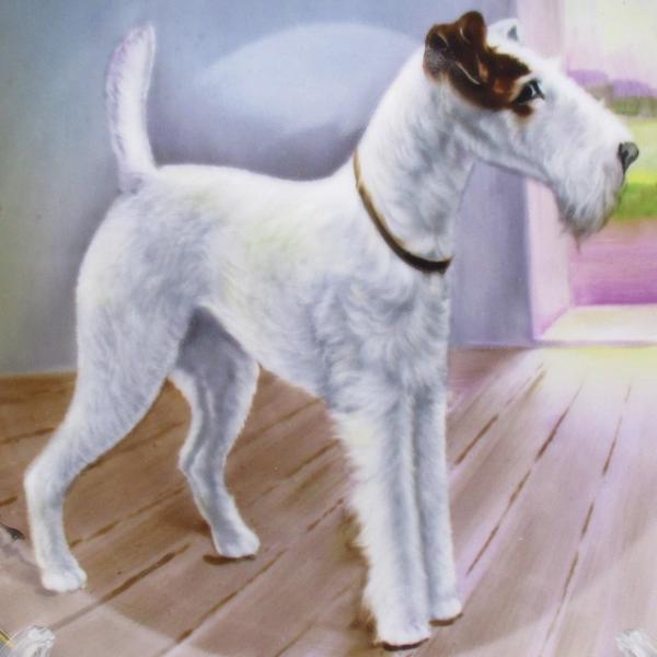 オールドノリタケ 犬絵 プレート 飾り皿 22cm /【Buyee】 Buyee