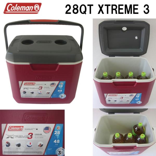 コールマン クーラーボックス 28QT エクストリーム 3 クーラー