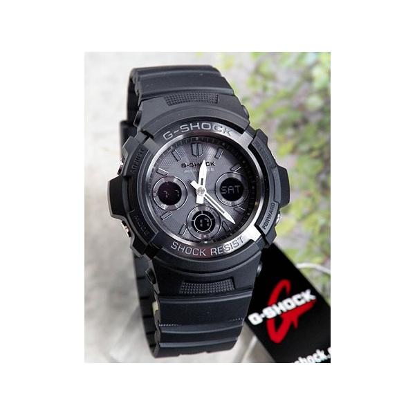 Gショック G-SHOCK ジーショック 電波ソーラー AWG-M100B-1A 黒 BASIC