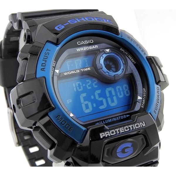 ポイント最大6倍GショックG-SHOCK G-8900A-1 カシオCASIO 黒ブラック青