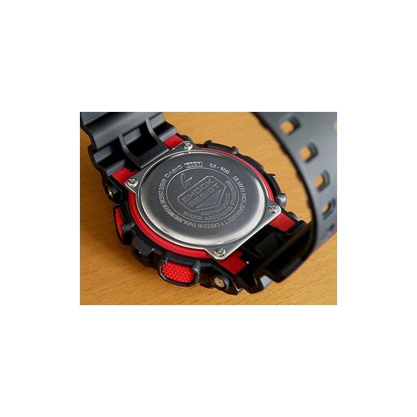 Gショック G-SHOCK ジーショック ブラック レッド 黒 赤 GA-100