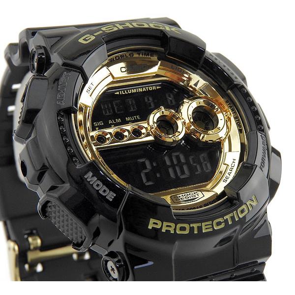 G shock outlet gold black price