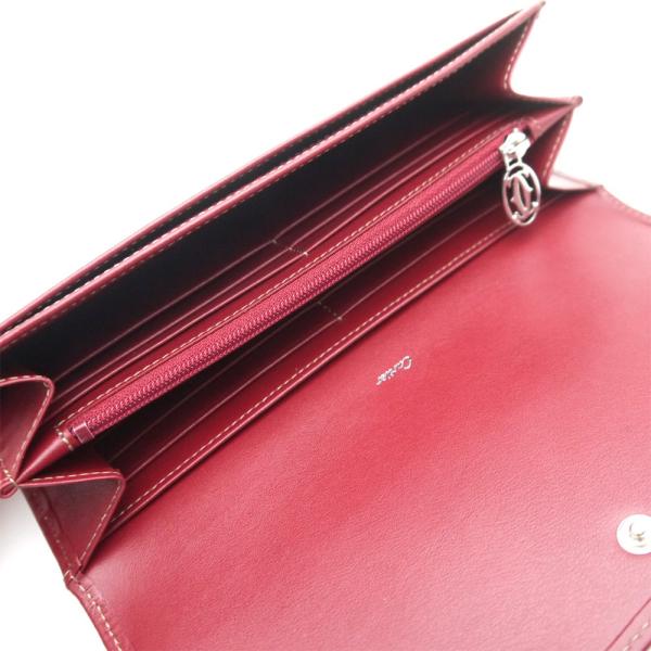 カルティエ Cartier 長財布 財布 ボルドー ハッピー バースデー 