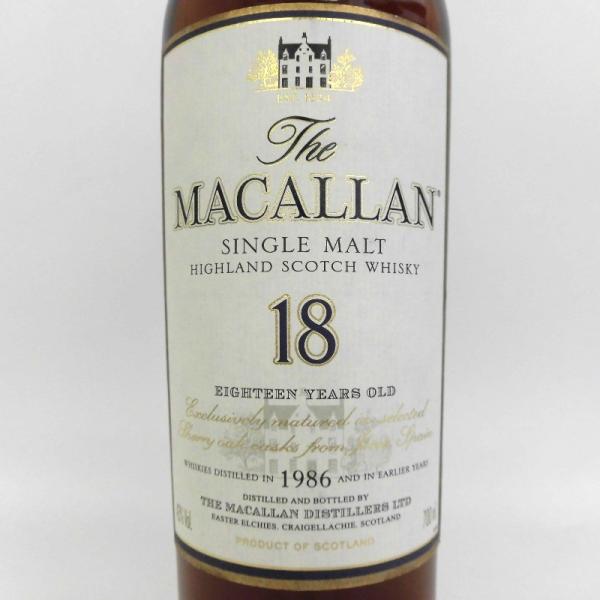 未開封☆MACALLAN マッカラン 18年 1986 700ml(箱付) 中古 /【Buyee】 Buyee - Japanese Proxy  Service | Buy from Japan!