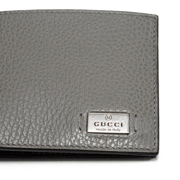 グッチ GUCCI 財布 メンズ レディース 二つ折り財布 グレー