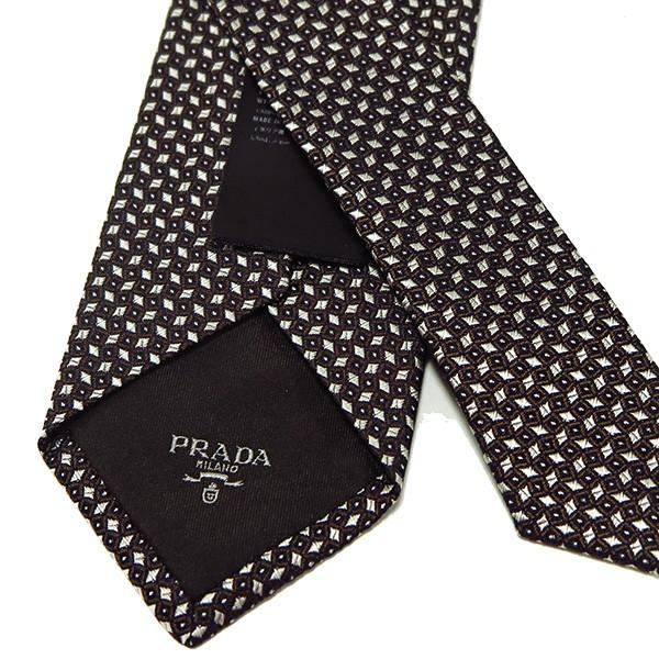PRADA - 美品 プラダ PRADA ネクタイ シルク100％ 無地
