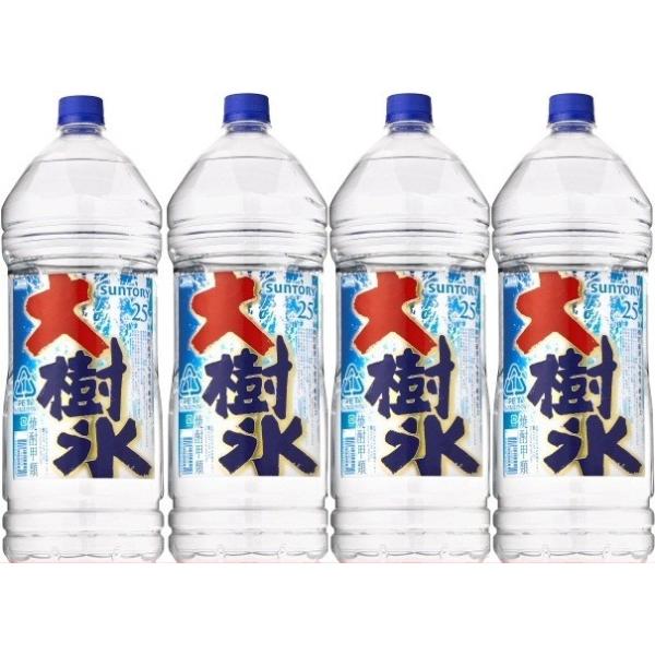 サントリー 焼酎 大樹氷 25度4L ペット 1ケース /【Buyee】