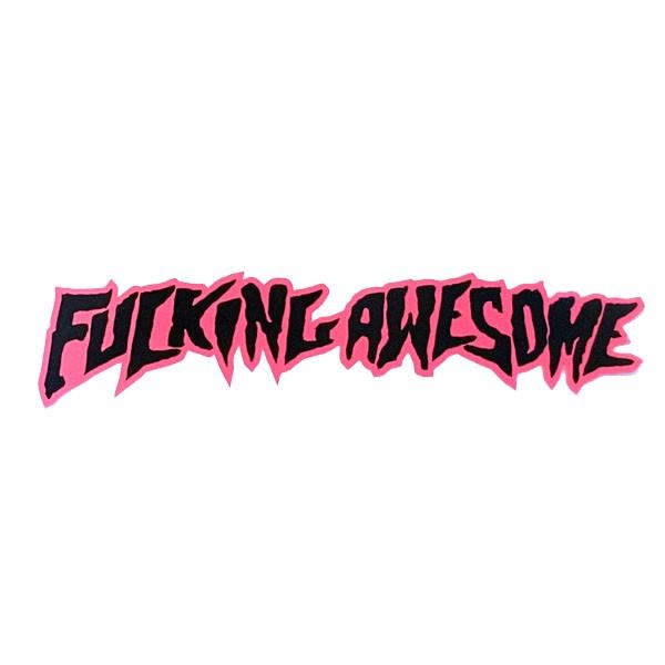 DM便OK）Fuckingawesomeファッキングオーサム SUPREME取り扱いUS買付 LOGOステッカーピンク（ジェイソンディル,JASON  DILL,newyorkストリートブランド） /【Buyee】