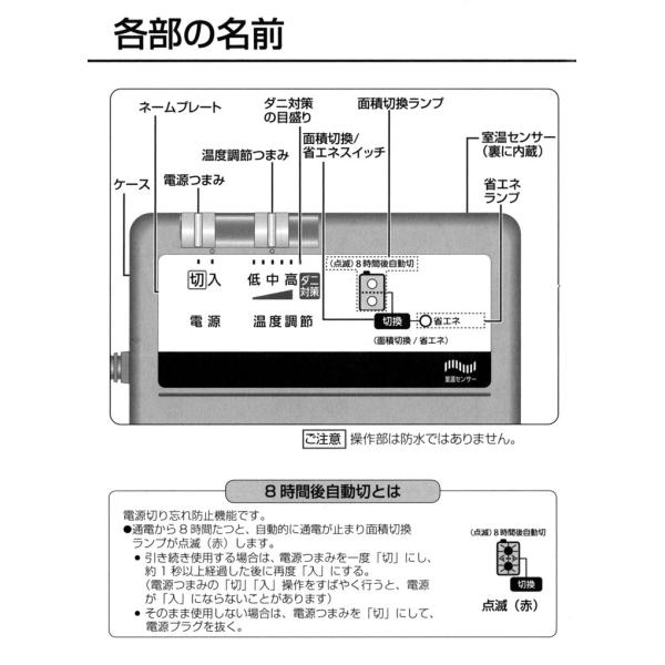 DC-3NKM ホットカーペット 本体のみ パナソニック 3畳 電気カーペット