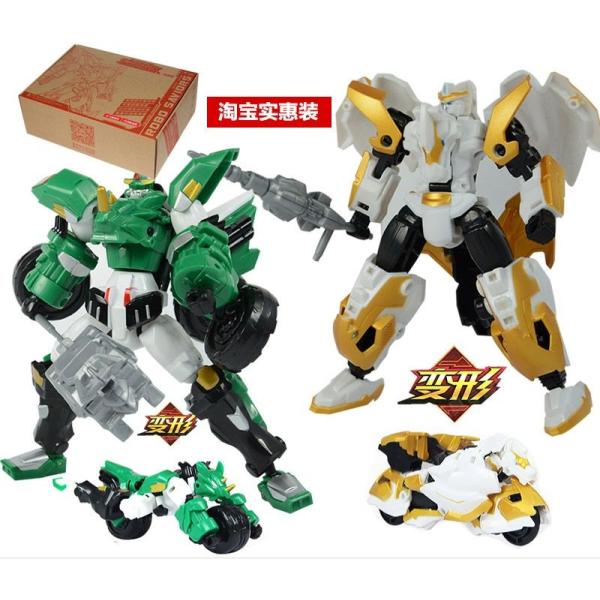 元気救助隊 ロボセイバーズ 2体セット(3) 鉄馬金剛（Broncho）＆犀牛