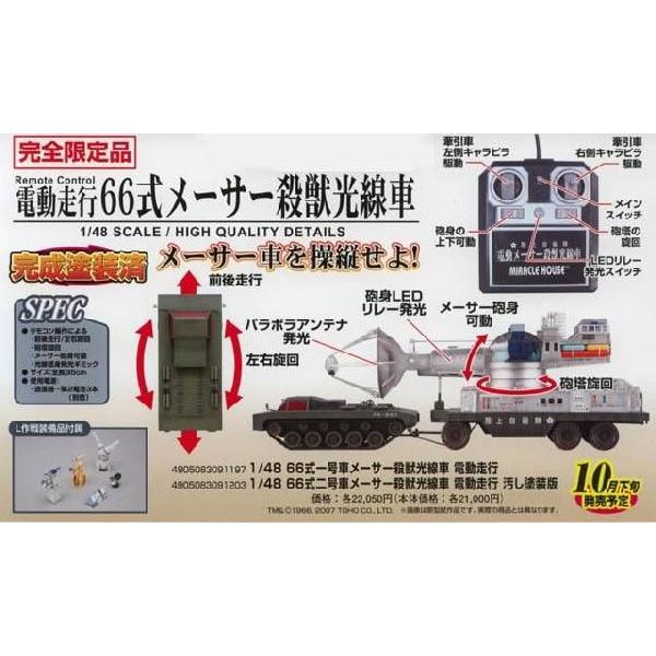 ミラクルハウス(アオシマ)新世紀合金 66式一号車メーサー殺獣光線車