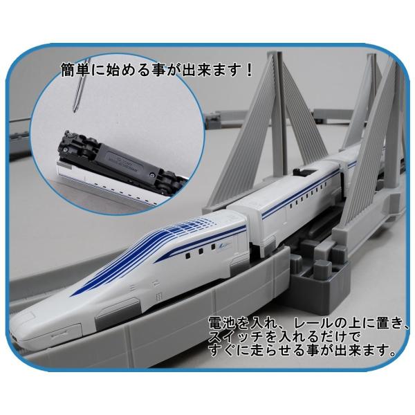 プラレールアドバンス 超電導リニアLO系 高架レールセット - 鉄道模型