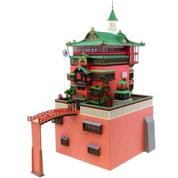 3D立体パズル ペーパークラフト みにちゅあーとキット 1/150 ジブリ