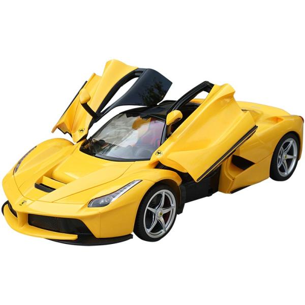 イエロー レースカー モデル 14 フェラーリ ラ・フェラーリ La Ferrari 1/14 RC フェラーリ正規ライセンス品