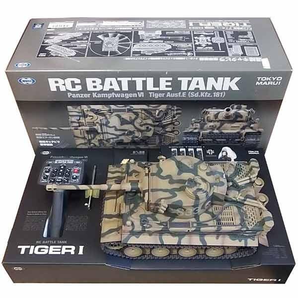 0069/BAND-1】 東京マルイ 1/24 RCバトルタンク タイガーI (迷彩