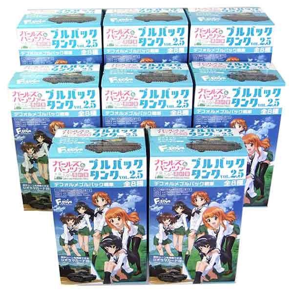 8SET】 エフトイズ ガールズ&パンツァー 劇場版 プルバックタンク Vol