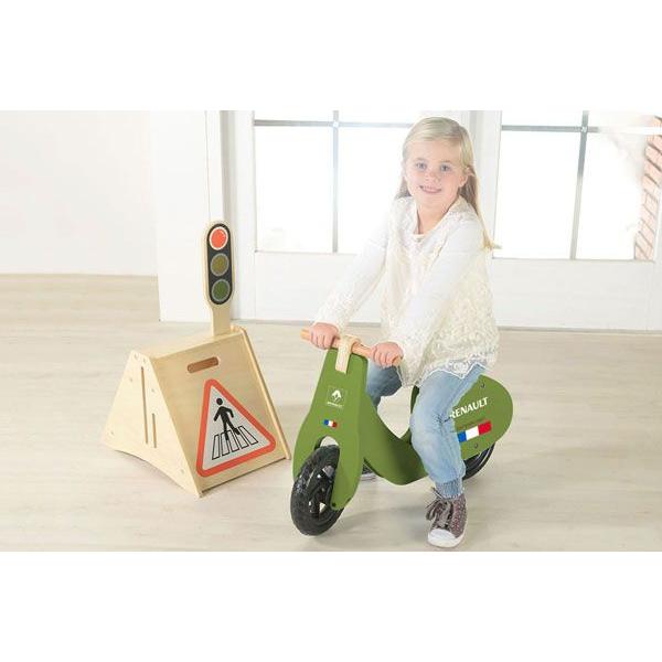 【新品】RENAULT WOODY TRAINEE-BIKE グリーン トレーニングバイク 木製 幼児用自転車 RENAULT/ルノー WOODY TRAINEE