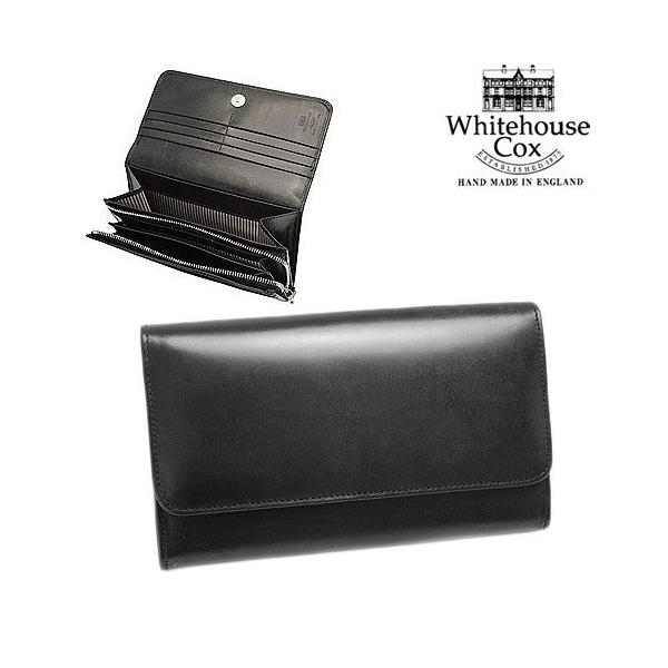 Whitehouse Cox/ホワイトハウスコックス】CLUTCH PURSE 2つ折り長財布  