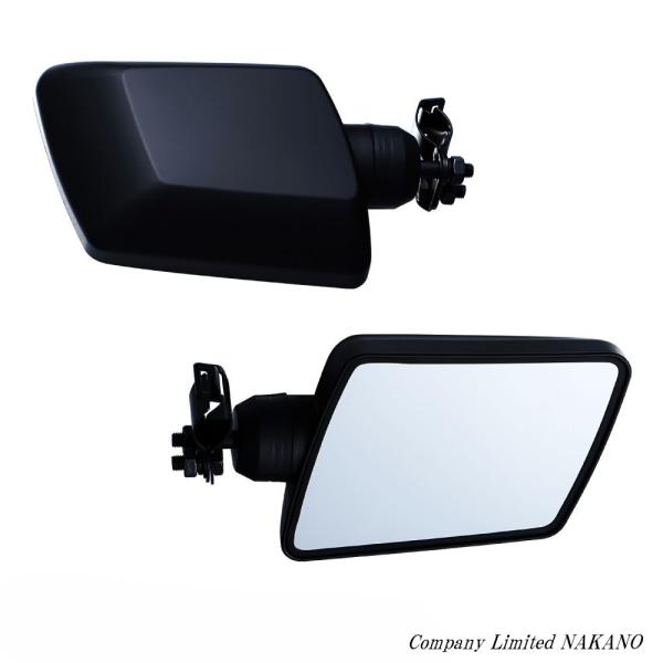 トラック用 バックショットミラー ワイド 黒 501441 遠くまで見え距離