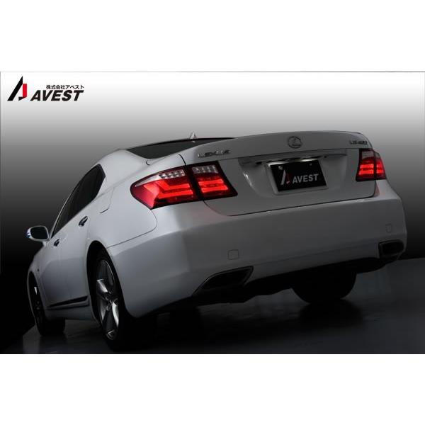 レクサス LS460 LS600 前期 LED テールランプ 流れるウインカー
