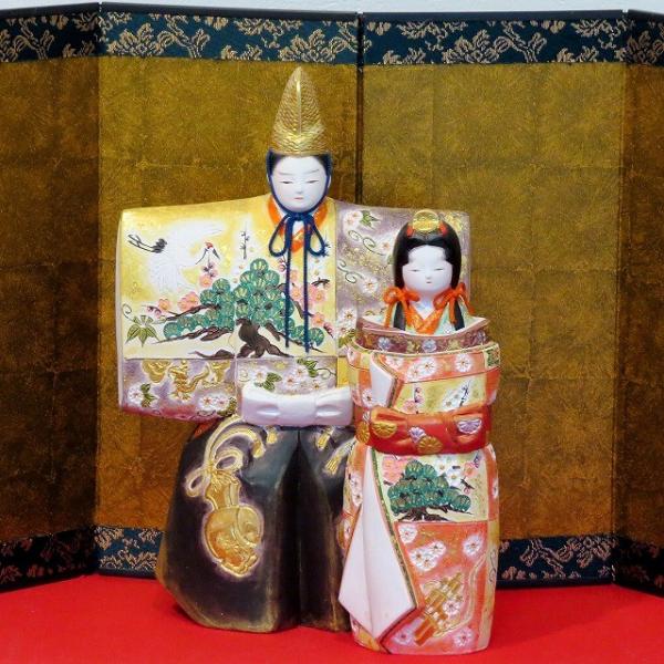 梶原正二博多人形立雛 「雅」お雛様 プレゼント インテリア 日本製