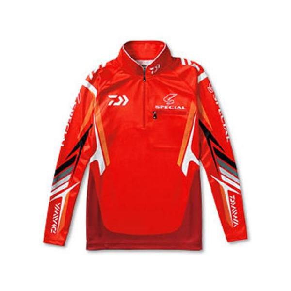 ダイワ　スペシャルアイスドライジップアップ長袖メッシュシャツ（DE-7006） zeniya-tsurigu_082969