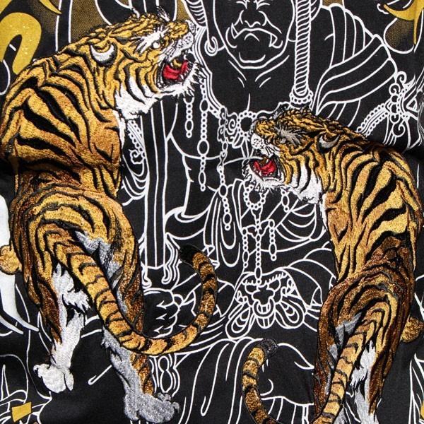 Lサイズ） 柄シャツ（虎柄 色っぽ