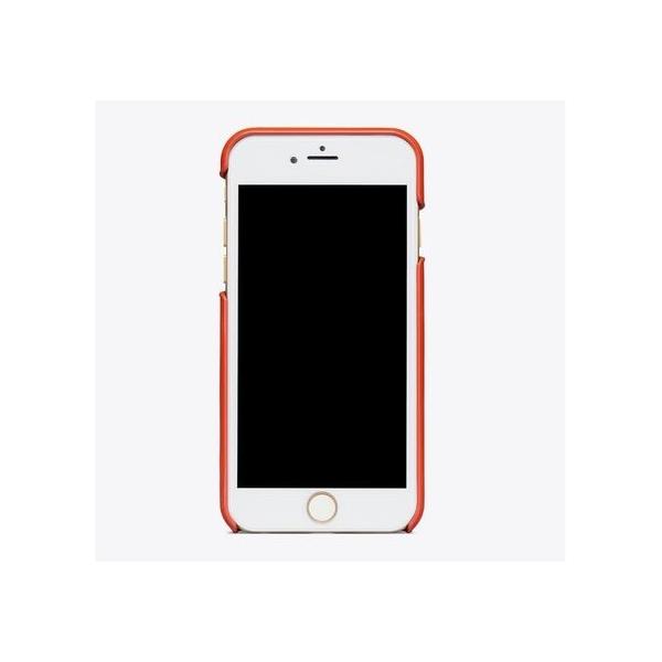 トリーバーチ TORY BURCH レザー オレンジ iPhone8/7対応 アイフォン