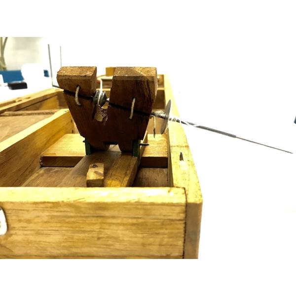 糸を紡ぐボックスチャルカ 糸車 コーティングなし /【Buyee】