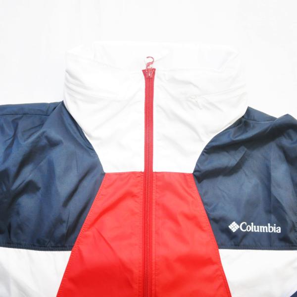 COLUMBIA/コロンビア FULL ZIP ワンポイント ナイロンジャケット 