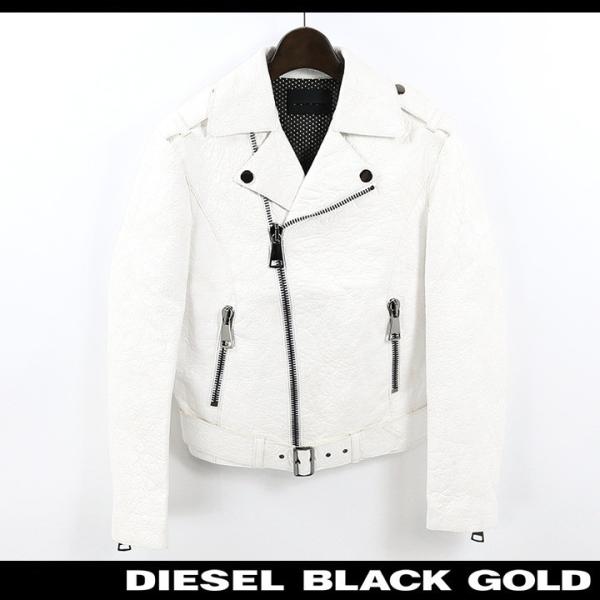 ディーゼルブラックゴールド DIESEL BLACK GOLD ライダースジャケット