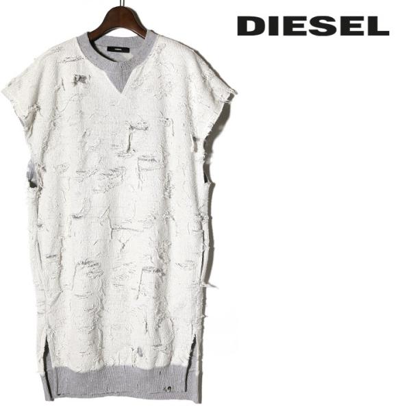 ディーゼル DIESEL ノースリーブワンピース レディース クラッシュ