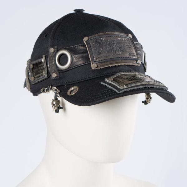 ディーゼル DIESEL REBOOT BLACK BIKER CAP キャップ