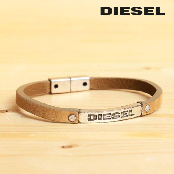 ディーゼル DIESEL レザーブレスレット メンズ レディース 男女兼用