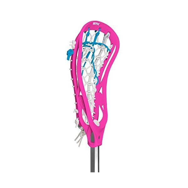 STX ラクロススティック ピンクヘッドカバー アイガード 持ち堪え 