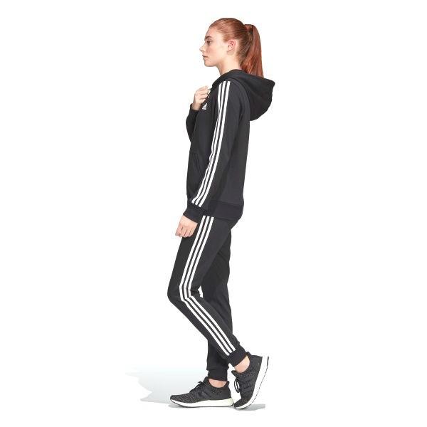 高感度ショップで2023年売れたブランド アディダス ジャージ 上下セット レディース 3本ライン 黒白 アディダス