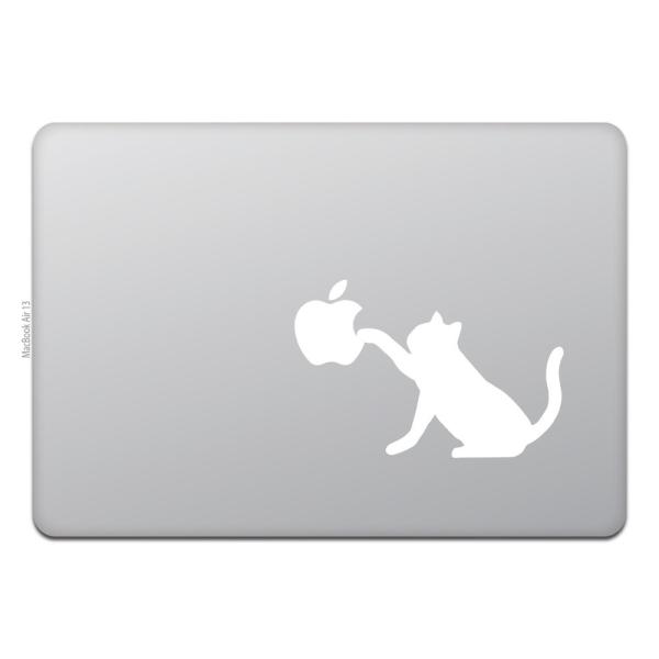 MacBook Air / Pro マックブック ステッカー シール 猫 黒猫 キャット