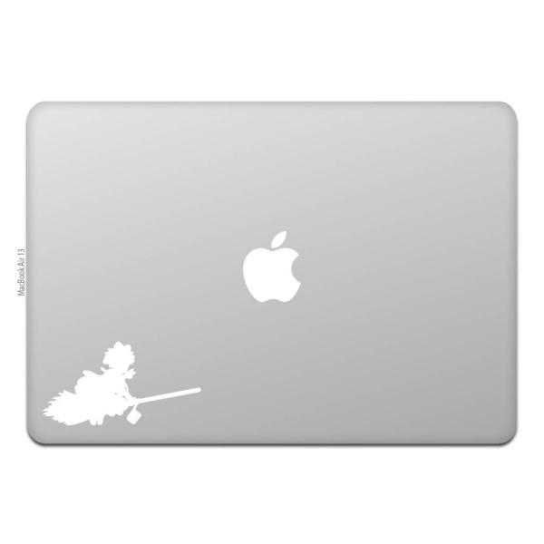 MacBook Air シルバー 猫のステッカー付き MacBook Air / Pro マックブック ステッカー シール 猫 黒猫