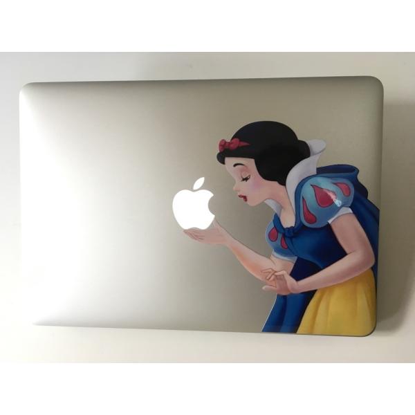 macbook ステッカー 販売済み 白雪姫